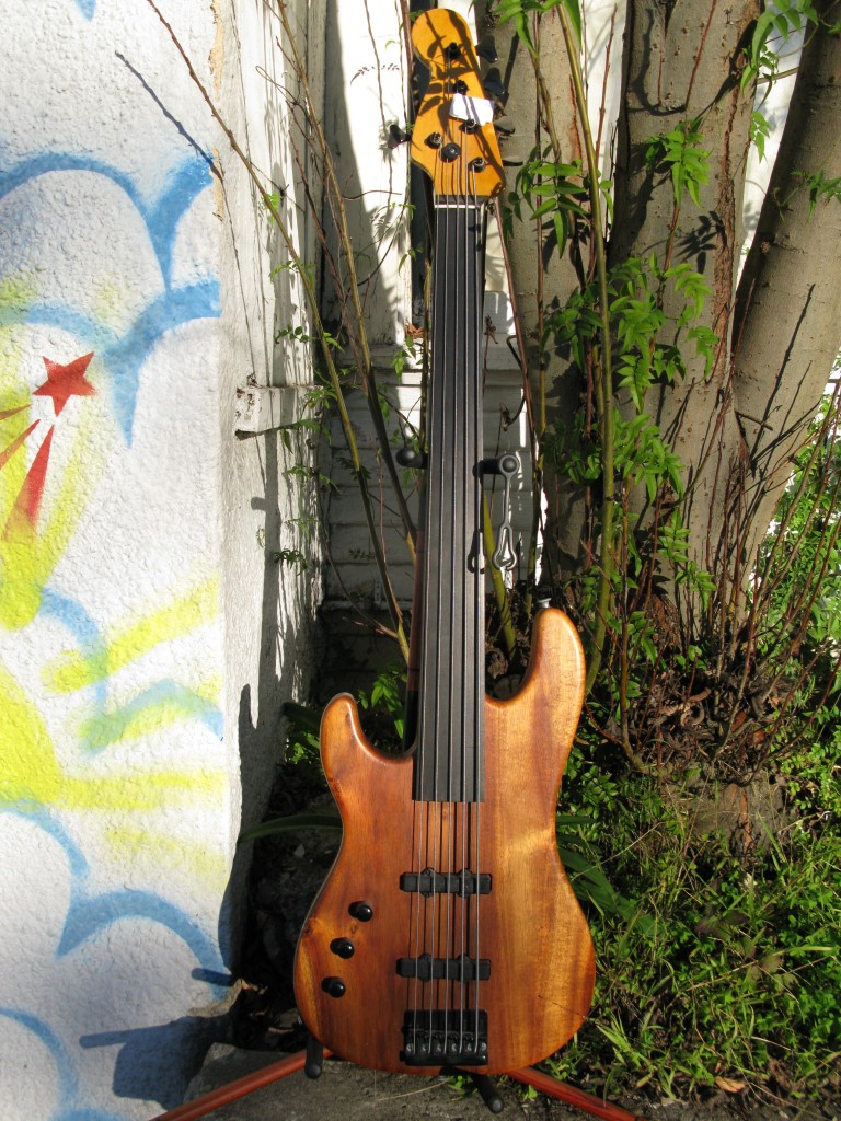 Subway Custom Fretless Left-handed Electric Bass