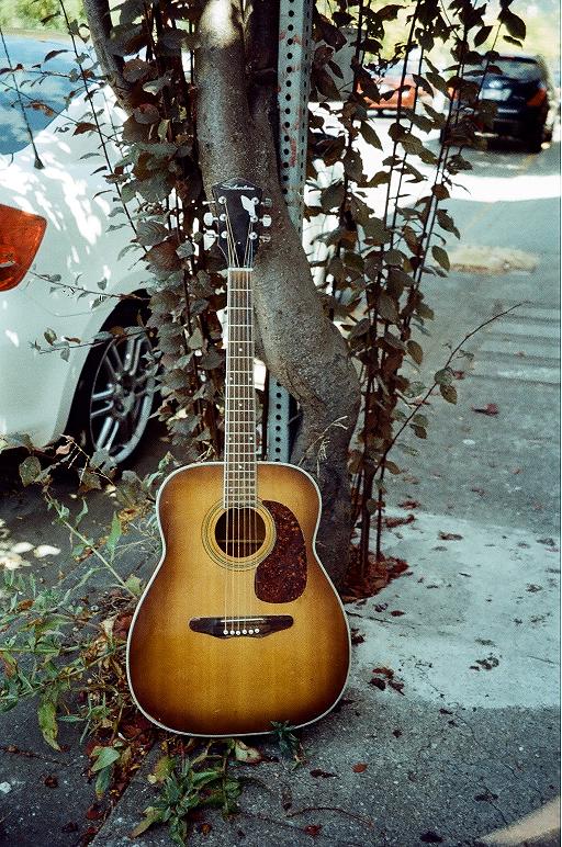 60's Harmony Jumbo Sovereign D-18 for $550; all solid woods, neck reset, gears