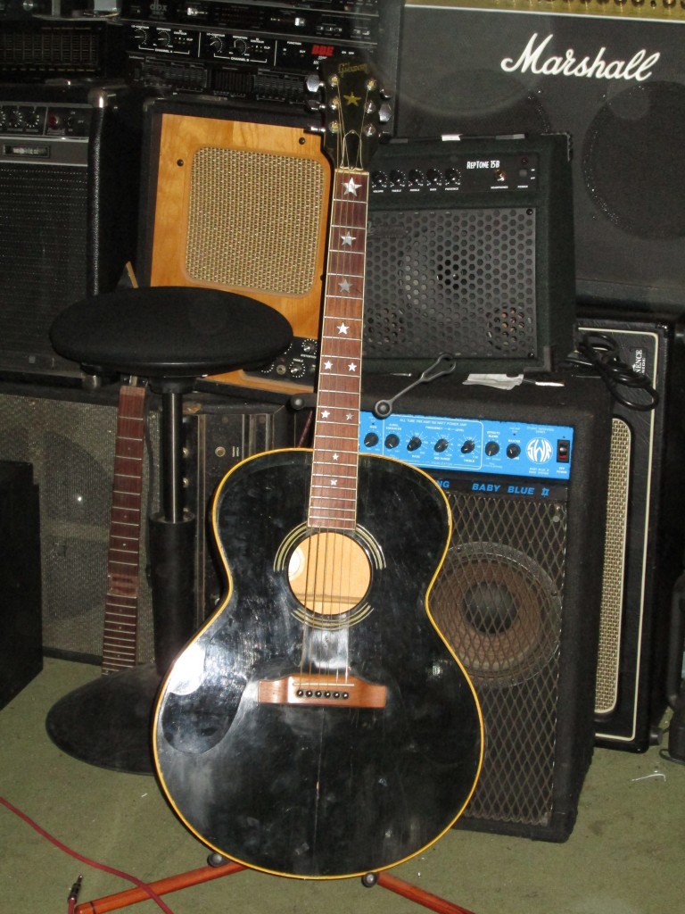 90's Gibson Everly Brothers w' Fishman Sound Sponge, pickguards removed, but included w' purchase, $1500