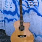 Swinging Johnson J-200 cutaway w/PU & solid top