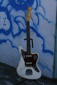 Chewed up 1965 Fender Jaguar !seems original!