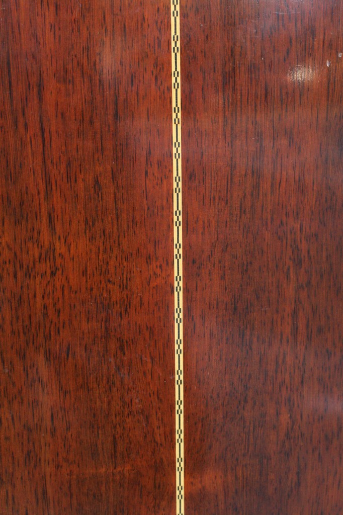 Holy Grail: '63 Martin D-21, Brazilian Rosewood, 1/4 sawn vertical grain dreadnaught, $6000 (back view)