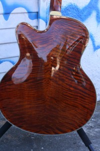 Eastman L-5 All Carved, w' Pickup (back view) (woof!)