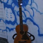 Regal 1920s spruce top, reset neck, cool pickguard, $500