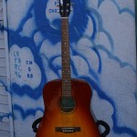 Morrell "D-18" ruby-burst solid spruce top $250