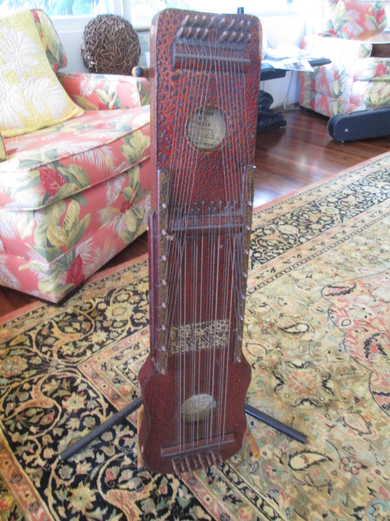 Crazy 1920s Hawaiian zither-violin $300