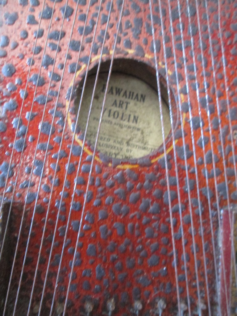 Crazy 1920s Hawaiian zither-violin $300