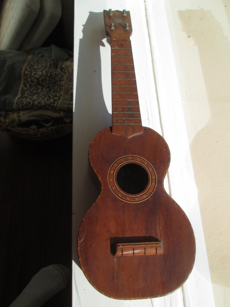 Hawaiian Kumala rope-bound ukulele circa 1920 $1000