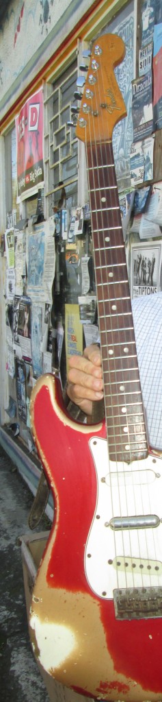 1965 Fender Strat candy apple red worn, comes w' original pickups $28K