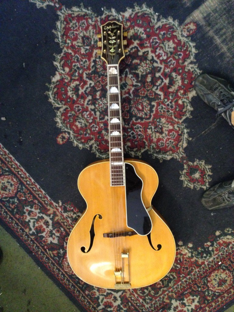 1947 Epiphone Deluxe spectacular woods, all carved, 3200