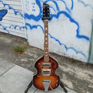1960's Japanese fiddle guitar Kingston / Kawaii $375