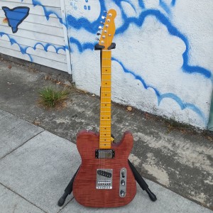 Custom Subway Tele USA Fender Corona flame body with neck HB $600