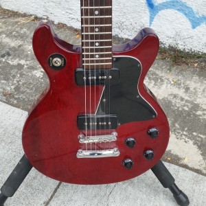 Epiphone replica of 50's Gibson Les Paul special great guitar set neck P-90's $400