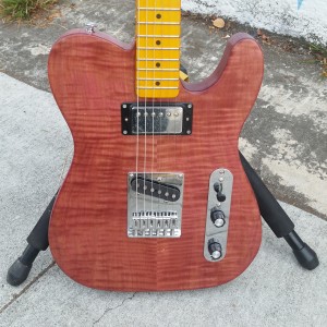 Custom Subway Tele USA Fender Corona flame body with neck HB $600