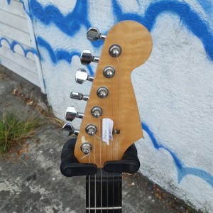 Subway custom strat USA Fender corona body with warmoth ebony/maple neck VHT vintage pickups $700