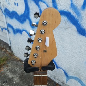 Subway Guitars strat copper tone with green pearl pickgard $275