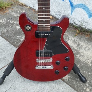 Epiphone les paul special double cut away 1959 style with 2 P-90 pick ups set neck $400