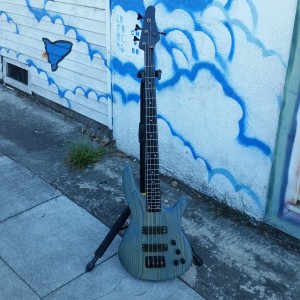 Blue MAB - Modolous, Alembic, Bartelini graphite neck with active electronics  $900