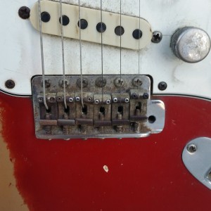 1965 Candy apple red Fender Strat have original pickups + gears