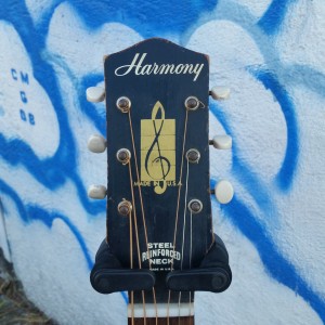 1964 Harmony 000-17 all mahogany pin bridge neck reset $350