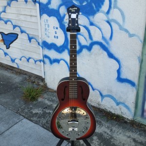 Small Recording King resonator 12 fret $240