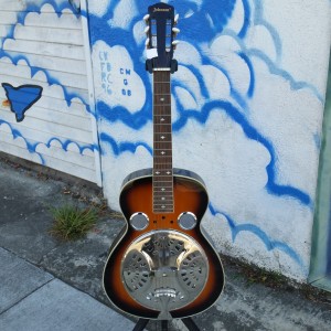 Square neck resonator lap steal 12 fret "Dobro Cone" $250