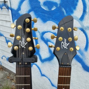 Weird and useless fancy 6 sting and 7 string double neck could be 6 string and 12 string $600